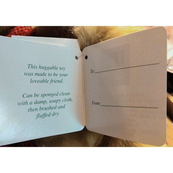 Dillards 2003 Christmas Bear Plush Scarf Hat - Picture 8 of 10